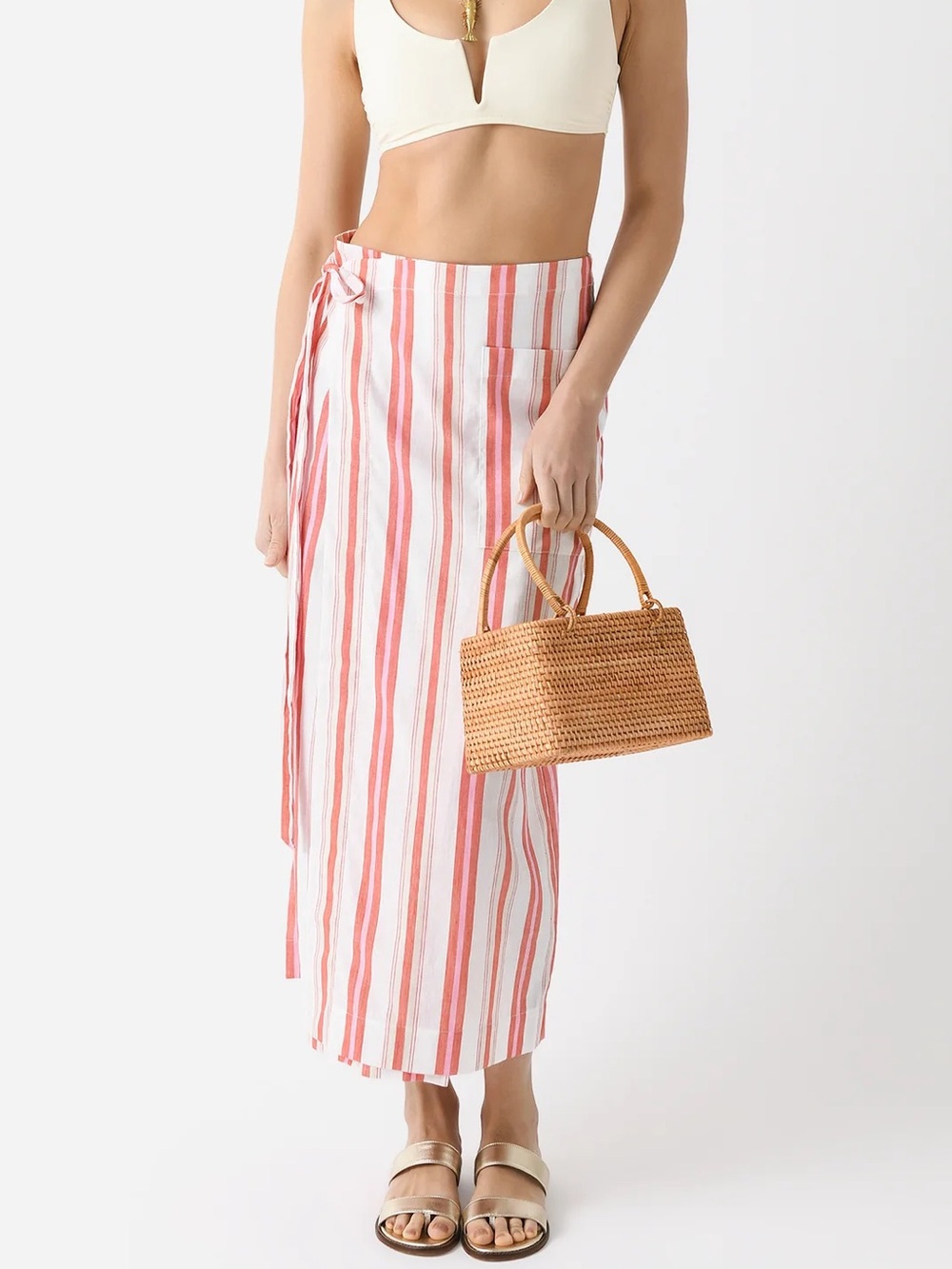 BONDI BORN Arezzo Wrap Skirt NEW